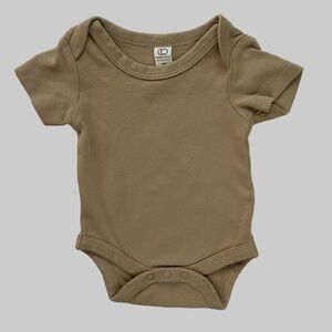 Colored Organics Beige Onesie NB